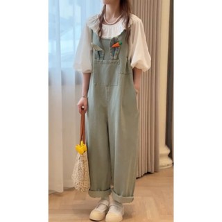 SIÊU PHẨM! YẾM 🐰,🐇 🥕 4 mùa nữ denim DÀI 130CM,quần yếm jean,bò thời trang,trẻ,cute girl