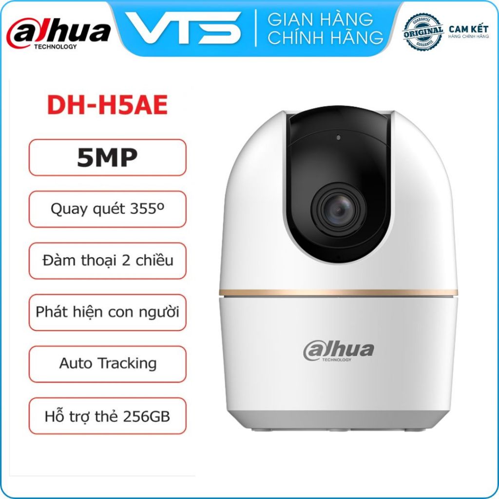 Camera Wifi Dahua HERO A1 H3AE 3MP/H4AE 4MP/H5AE 5MP Chính Hãng – Xoay 360 Độ, Hồng Ngoại, Đàm Thoại