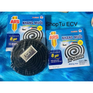 Nhang Muỗi ARS Hộp 10 Khoanh công nghệ Thái Lan Ít Khói, Đuổi Muỗi Hiệu Quả (không mùi)