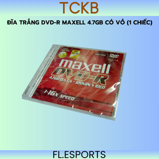 Đĩa trắng DVD-R Maxell 4.7GB có hộp  (Số lượng: 1 cái)