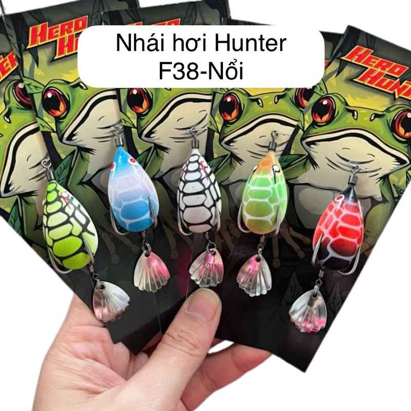 Nhái hơi câu lure ZUNO F38 đi nổi