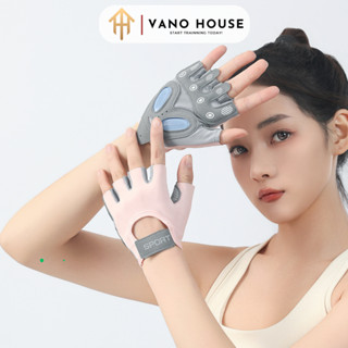 Găng Tay Tập Gym Thể Thao Yoga, Đạp Xe Chất Liệu Thoáng Khí Đệm Silicon Chống Chai Chống Trượt