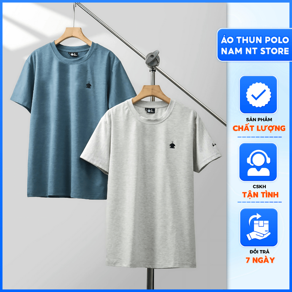 Áo Thun Nam Bigsize Cổ Tròn NTstore - UNU "Fat Is Not Problem" | Size Đại Đến 115kg