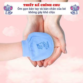 Sét bao tay , bao chân cho bé chất cotton mại , thoáng mát