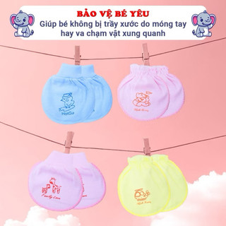Sét bao tay , bao chân cho bé chất cotton mại , thoáng mát
