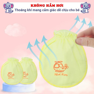 Sét bao tay , bao chân cho bé chất cotton mại , thoáng mát