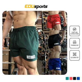 Quần Đùi Nam ULTIMATE, Quần Short Ngắn Gym Thể Thao Chất Vải Gió Dù Cạp Chun Mềm Mại,Co Giãn Vận Động Thoải Mái QMN04