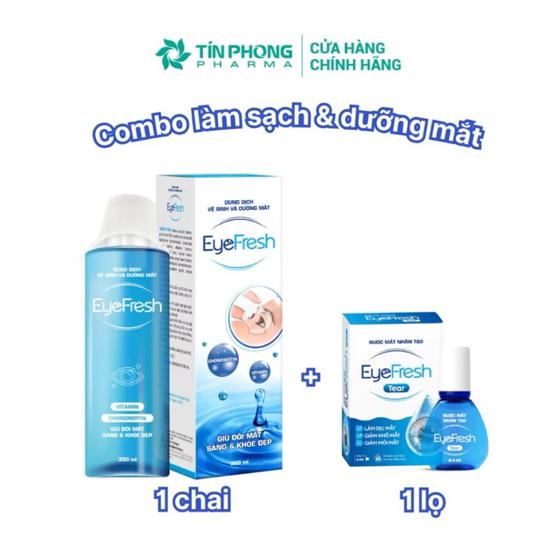 Nước Rửa Mắt EYEFRESH Giúp Làm Sạch Bụi Bẩn Dưỡng Mắt Hỗ Trợ Giảm Khô Mắt, Mỏi Mắt