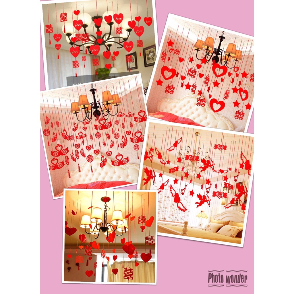 Set Dây Treo Trần Sang Trọng Cưới