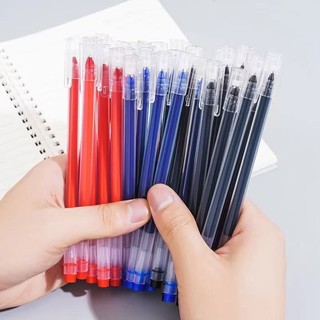 10/20/50Chiếc Bút Gel Dung Tích Lớn 0.5mm, Bút Bi Mực Gel Toàn Ống Kim Kiểu Tích Hợp, Văn Phòng Phẩm Học Sinh