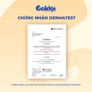 Bỉm Dán GOLDGI Size M ( 66 Miếng ) cao cấp bản Premium