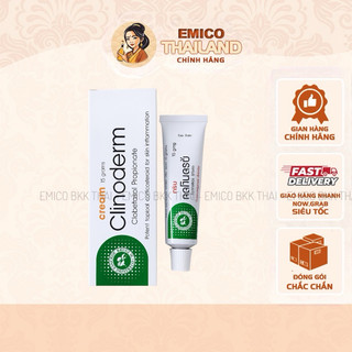   Chính Hãng  Kem bôi vảy nến bong tróc da nấm ngứa chàm da Clinoderm Thái Lan 15g Siêu Hiệu Quả 