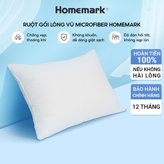 Ruột Gối Lông Vũ Nhân Tạo Homemark – Êm Ái, Thoáng Khí, Không Xẹp Lún, Kháng Khuẩn, Chuẩn Khách Sạn