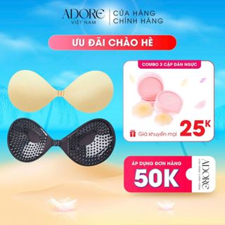 Miếng dán ngực tạo khe Adore, bra dán ngực With Hole, áo dán ngực cài trước hỗ trợ nâng ngực - bí quyết vòng 1 tròn đầy
