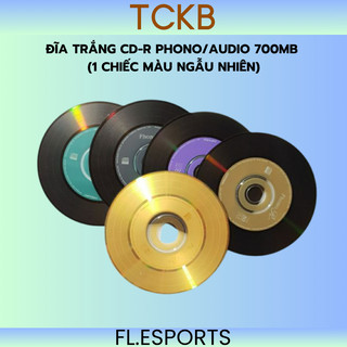 Đĩa trắng CD-R Mitsubishi Phono / Verbatim/ Ritek Audio 700MB chuyên ghi nhạc, màu bất kỳ (Số lượng 1 cái)