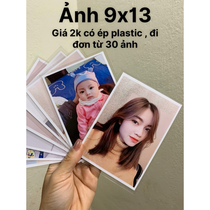 combo 100  ảnh  9x13cm ép  plasstic