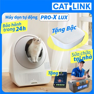 Máy dọn phân mèo CATLINK bản PRO X LUX - khử mùi ozone tiên tiến nhất