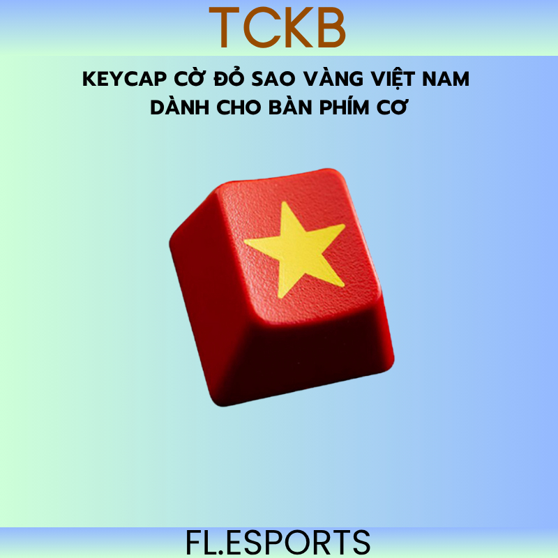 Keycap Cờ Đỏ Sao Vàng Việt Nam dành cho bàn phím cơ