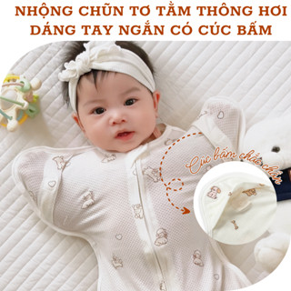 Nhộng Thông Hơi Mở Tay Unbee Cho Bé Chất Liệu Tơ Tằm Giúp Ngủ Ngon, Tránh Giật Mình Từ 0-9M