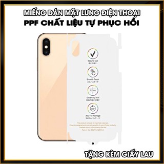 Miếng Dán Mặt Lưng Dán PPF Bảo Vệ Mặt Sau cho Iphone 11 12 13 14 15 16 pro max plus [Dán PPF]