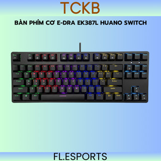 Bàn phím cơ E-Dra EK387 - EK387L - EK384 - Huano Type C (Blue/ Brown/ Red Switch)