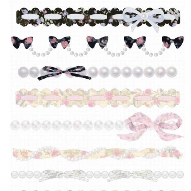 Sticker phong cách Coquette ngọt ngào dễ thương