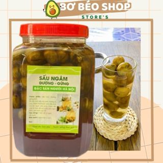Nước sấu ngâm đường gừng đặc sản Hà  Nội hũ 1.1kg  và hũ 2.5kg