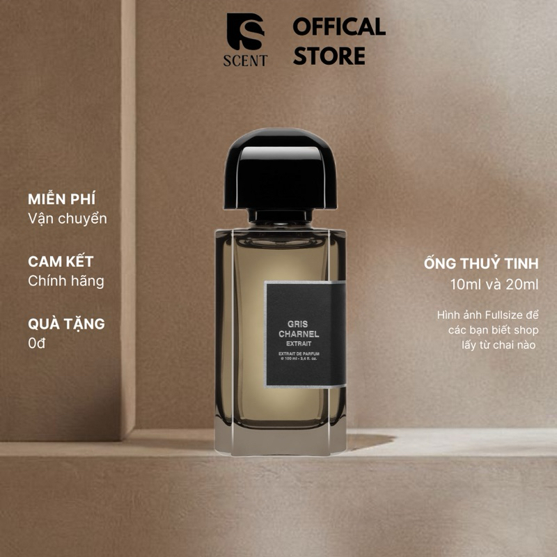[SSCENT] Nước hoa BDK Parfums Gris Charnel Extrait | Mẫu thử chính hãng