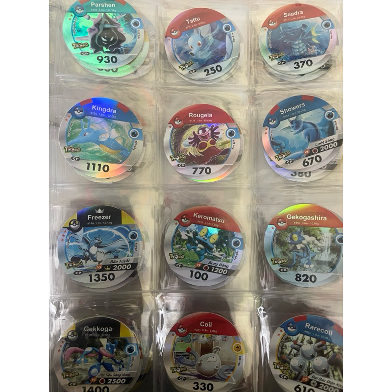 1 thẻ toonies pokemon nhựa medallion phần 2