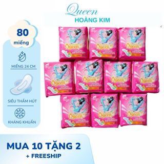    Siêu thấm Hút   Combo 10 Gói Băng Vệ Sinh Siêu Thấm Chống Có Cánh Bề Mặt Bông Gòn Thiên Nhiên Cực Chống Tràn 