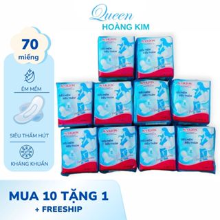[ Siêu Thấm Hút Cực Chống Tràn ] Combo 10 Gói Băng vệ Sinh CARYO  Siêu Thấm Hút Bề Mặt Bông Tơ Tằm Siêu êm