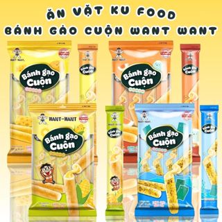  GÓI 10 BÁNH  Bánh Gạo Cuộn Want Want 170G - Bánh Gạo Phô Mai 