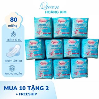 [ Combo10 Gói ] Băng Vệ Sinh The Mát Thảo Mộc Siêu Thấm Hút Chống Tràn Cực Hiêu quả Gói 8 Miềng Bề Mặt Bông Mềm 1