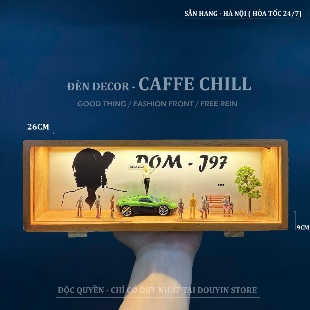 Đèn ngủ mô hình decor bàn làm việc chill - đèn decor bàn máy tính - đèn decor bàn học xinh xắn - đèn