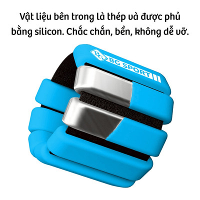 MALL-BG (ALL)Tạ Đeo 1203(1LBS-2 LBS)  Đeo Cổ Tay Mắt Cá chân Chất Liệu Cao Cấp Hỗ Trợ Tập Gym