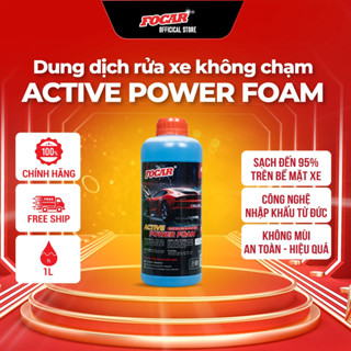 Dung Dịch Rửa Xe Không Chạm Công Nghệ Đức, Nước Rửa Xe Ô Tô Focar Active Power Foam 1L Chính Hãng