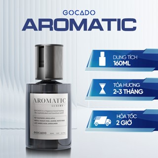 Nước Hoa Ô Tô Cao Cấp AROMATIC PLUS -  GOCADO Khử Mùi Xe Hơi Cao Cấp,Hương Hoa Kết Hợp Vơi Gỗ,Kèm Lõi Bông Khuếch Tán