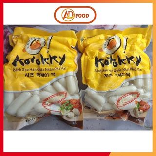  Bánh gạo nhân phô mai Sannadle-nguyên liệu nấu bánh gạo nhân phô mai sốt cay chiên lắc phô mai 