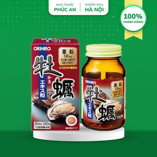 Viên Uống Hàu Tươi Tăng Cường Sinh Lý, Bổ Gan Orihiro New Oyster Extract Nhật Bản 120 Viên