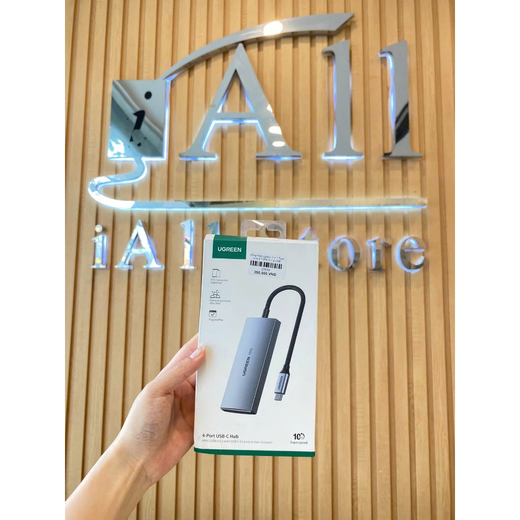 𝗖𝗼̂̉𝗻𝗴 𝗛𝘂𝗯 𝗨𝗴𝗿𝗲𝗲𝗻 𝟰𝗶𝗻𝟭 𝗧𝘆𝗽𝗲-𝗖 𝗿𝗮 𝟮 𝗧𝘆𝗽𝗲-𝗖 + 𝟮 𝗨𝗦𝗕