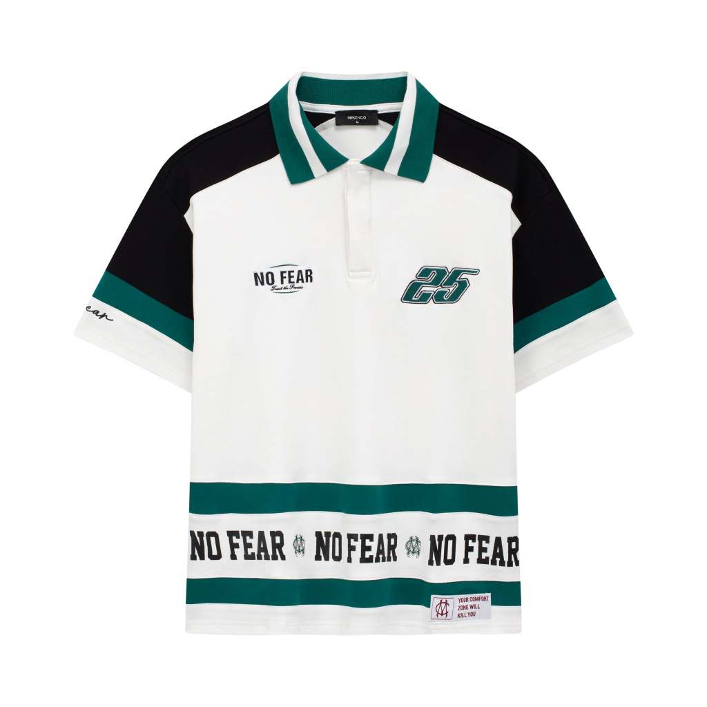 Áo phông có cổ unisex MIKENCO No Fear Racer Polo