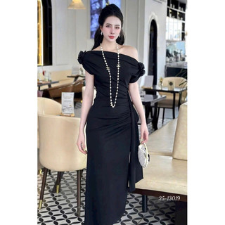 🍒Đầm body lệch vai cách điệu MLXL2XL