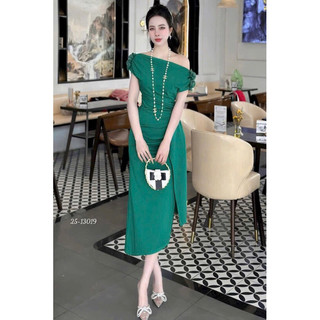 🍒Đầm body lệch vai cách điệu MLXL2XL