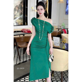 🍒Đầm body lệch vai cách điệu MLXL2XL