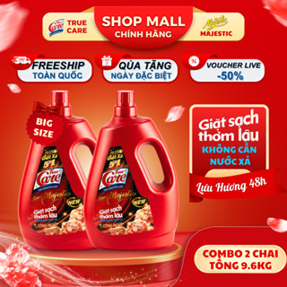 Combo 2 Chai 4.8Kg Nước Giặt Xả True Care 5in1 (Tổng 9.6kg/2Chai)
