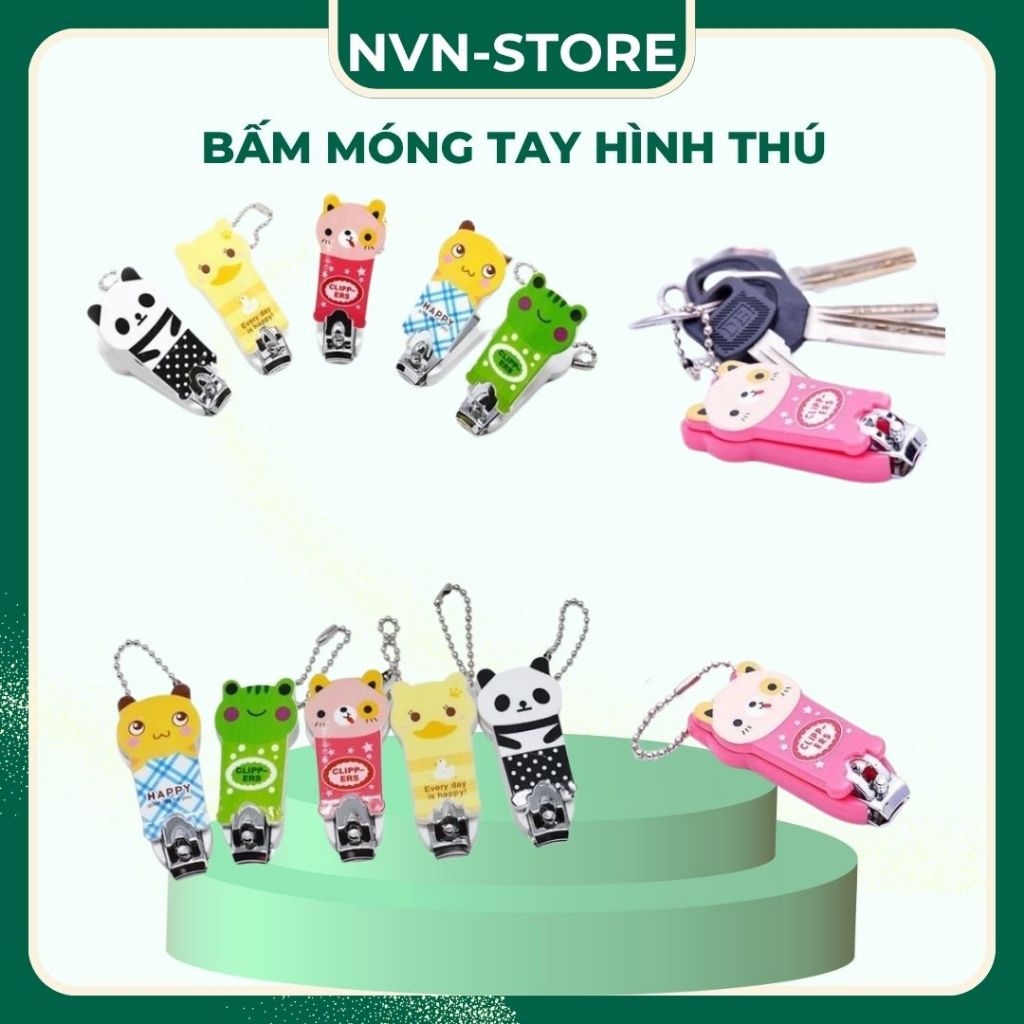 Bấm cắt móng tay móc khóa dễ thương CM6