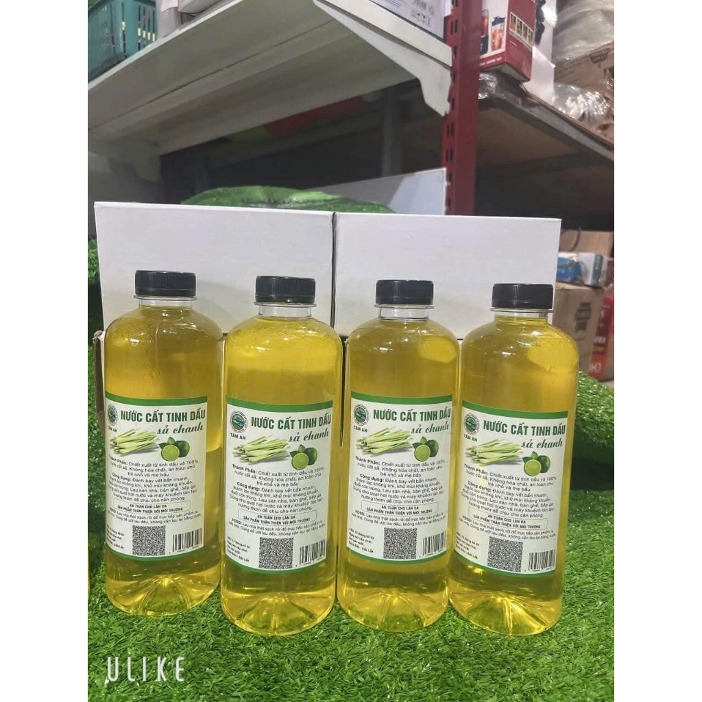 Combo 3 chai tịn dầu  sả chanh làm sạch nhà cửa