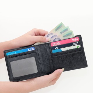 Ví nam da bò MIN-04 chất liệu da Miu Ý độc quyền, siêu ềm mại chắc chắn, ví quà tặng cao cấp Anh Tho Leather