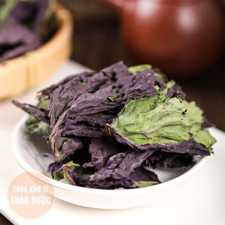 Tía tô khô 100g, trà tía tô, nguyên lá, thơm, sạch - Tổng Kho Sỉ Thảo Dược