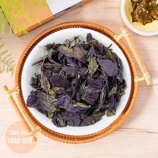 Tía tô khô 100g, trà tía tô, nguyên lá, thơm, sạch - Tổng Kho Sỉ Thảo Dược